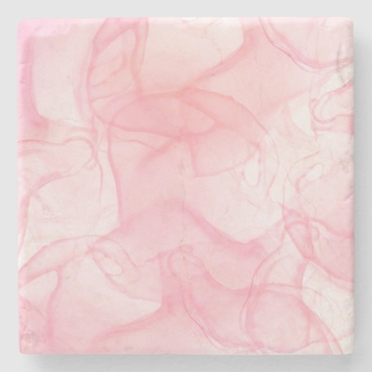 Hintergrund aus rosa Marmor, Hintergrund der flüss Steinuntersetzer (Vorderseite)