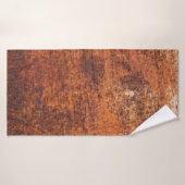 Hintergrund aus rostfreiem Metall Badehandtuch (Badehandtuch)