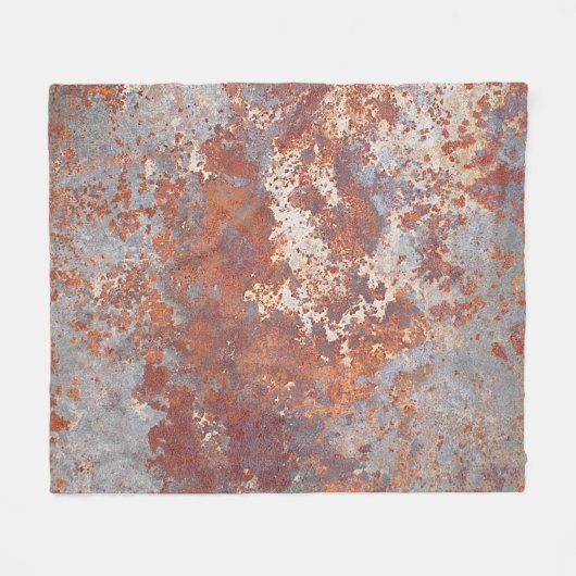 Hintergrund aus rostfreiem Metall Fleecedecke (Vorderseite (Horizontal))
