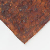 Hintergrund aus rostfreiem Metall Fleecedecke (Ecke)