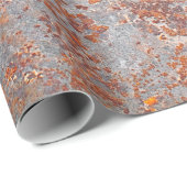 Hintergrund aus rostfreiem Metall Geschenkpapier (Rolleneckpunkt)