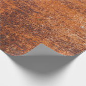 Hintergrund aus rostfreiem Metall Geschenkpapier (Ecke)