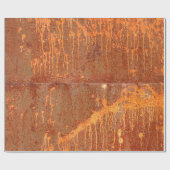 Hintergrund aus rostfreiem Metall Geschenkpapier (Flach)