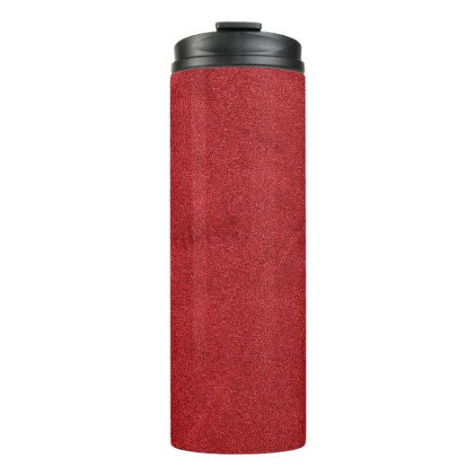 Hintergrund aus rotem Samt Thermosbecher (Vorderseite)