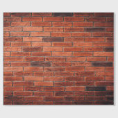 Hintergrund aus rotem Ziegelstein, Wand Geschenkpapier (Flach)