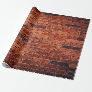 Hintergrund aus rotem Ziegelstein, Wand Geschenkpapier