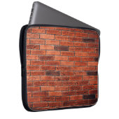 Hintergrund aus rotem Ziegelstein, Wand Laptopschutzhülle (Vorne Rechts)
