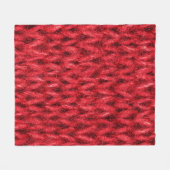 Hintergrund aus roter Strickwolle. Fleecedecke (Vorderseite (Horizontal))