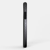 Hintergrund aus schwarzem bis grauem Diamantblech Case-Mate iPhone Hülle (Hinten/Rechts)