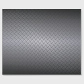 Hintergrund aus schwarzem bis grauem Diamantblech Geschenkpapier (Flach)