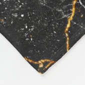 Hintergrund aus schwarzem Marmor, natürlicher Marm Fleecedecke (Ecke)