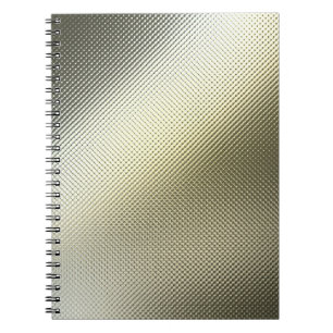 Hintergrund aus Textil-Metallen Notizblock