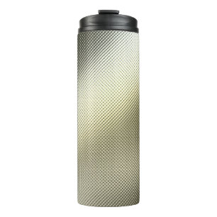 Hintergrund aus Textil-Metallen Thermosbecher