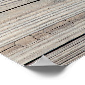 Hintergrund aus Vintagem Holz - Alte Tafel Poster (Ecke)