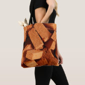 Hintergrund aus Ziegelstapeln Tasche (Von Nahem)