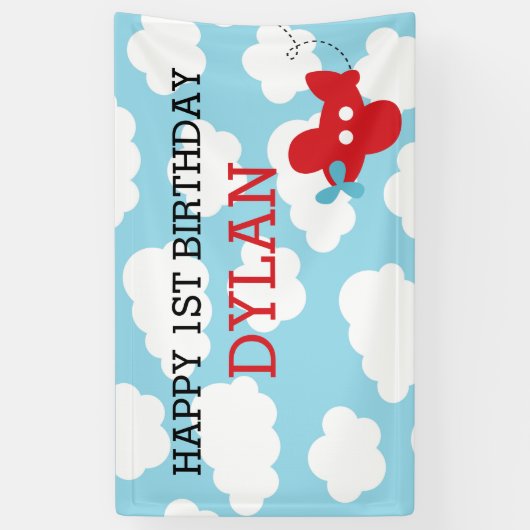 Hintergrund / Banner (blau und rot) (Vertikal)