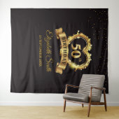 Hintergrund-Banner für das Gold- und Schwarze Part Wandteppich (Beispiel (Horizontal))