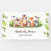 Hintergrund-Banner für Woodland Baby Shower Greene Banner (Horizontal)