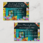 Hintergrund bei Zuhause-Mama bleibe Telefonnummerkarte (Vorne/Hinten)