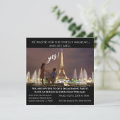 Hintergrund: Beteiligung der Partei Foto-Paris Einladung (Stehend Vorderseite)