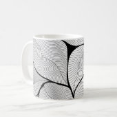 Hintergrund-Blätter Kaffeetasse (Vorderseite Links)