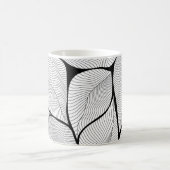 Hintergrund-Blätter Kaffeetasse (Mittel)