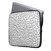 Hintergrund-Blätter Laptopschutzhülle (Vorderseite Links)