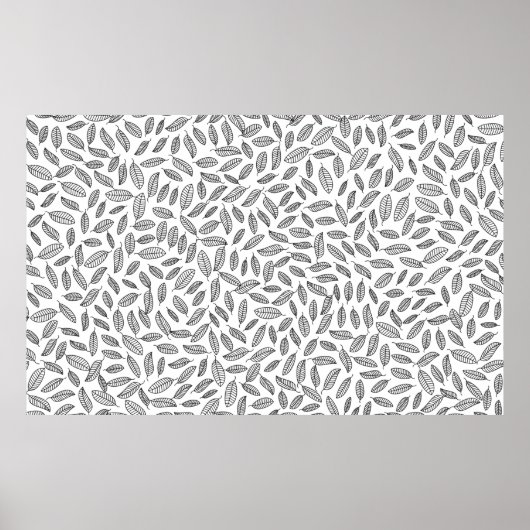 Hintergrund-Blätter Poster (Vorne)