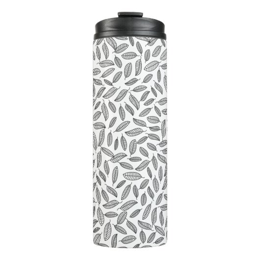 Hintergrund-Blätter Thermosbecher (Vorderseite)
