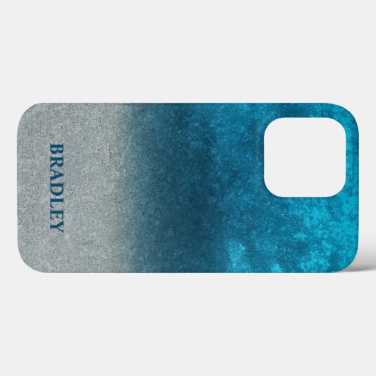 Hintergrund blau und grau Case-Mate iPhone hülle (Rückseite (Horizontal))