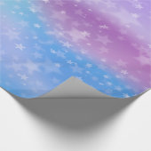 Hintergrund blau und Lila Geschenkpapier (Ecke)