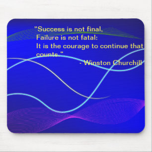 Hintergrund Bluewith Waves Mousepad