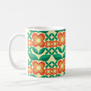 Hintergrund - Blume und Blätter. Nature orn Kaffeetasse