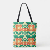 Hintergrund - Blume und Blätter. Nature orn Tasche (Rückseite)