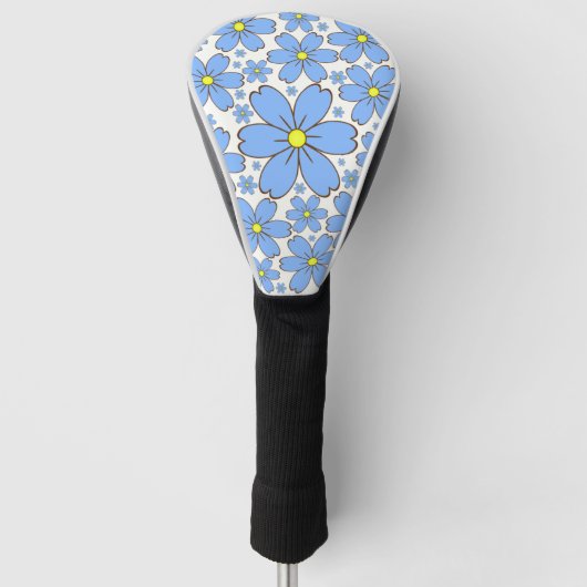 Hintergrund Blumenblume Blütentextur Golf Headcover (Vorderseite)