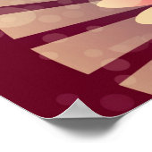 Hintergrund Blumenstruktur Blume Poster (Ecke)