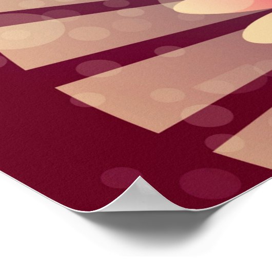 Hintergrund Blumenstruktur Blume Poster (Ecke)