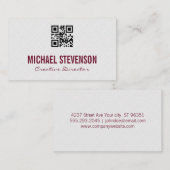 Hintergrund | Carpentry | qr Code Visitenkarte (Vorne/Hinten)