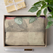 Hintergrund-Decoupage des Blumenkäfigs Seidenpapier (Geschenk)