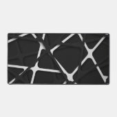 Hintergrund der 3D-schwarzen Schleife Schreibtischunterlage (Vorderseite)