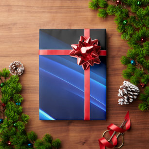 Hintergrund der abstrakten Glühwelle   Modern Geschenkpapier