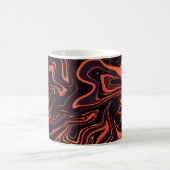 Hintergrund der abstrakten Marmortextur Kaffeetasse (Mittel)