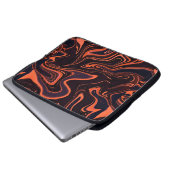 Hintergrund der abstrakten Marmortextur Laptopschutzhülle (Vorne Knopf)
