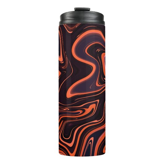 Hintergrund der abstrakten Marmortextur Thermosbecher (Vorderseite)
