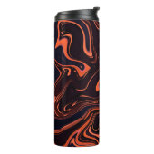 Hintergrund der abstrakten Marmortextur Thermosbecher (Nach links gedreht)