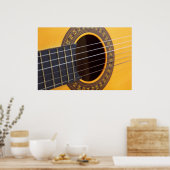 Hintergrund der akustischen Gitarre Poster (Küche)