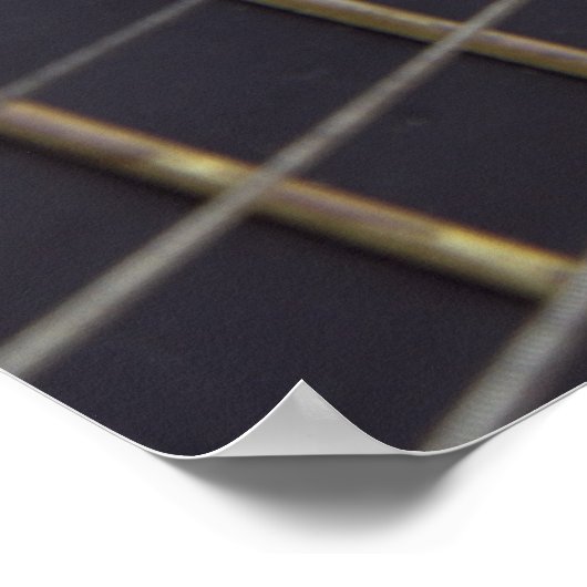 Hintergrund der akustischen Gitarre Poster (Ecke)