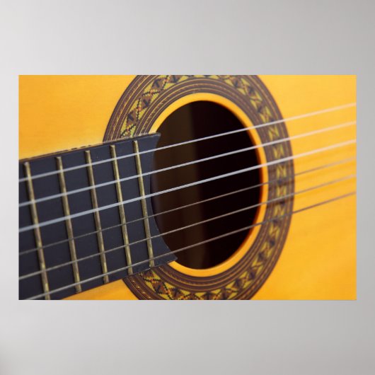 Hintergrund der akustischen Gitarre Poster (Vorne)