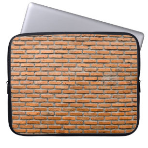 Hintergrund der alten, Vintagen Backsteinmauer, an Laptopschutzhülle
