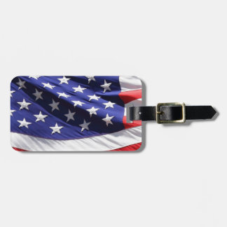 Hintergrund der amerikanischen Flagge Gepäckanhänger